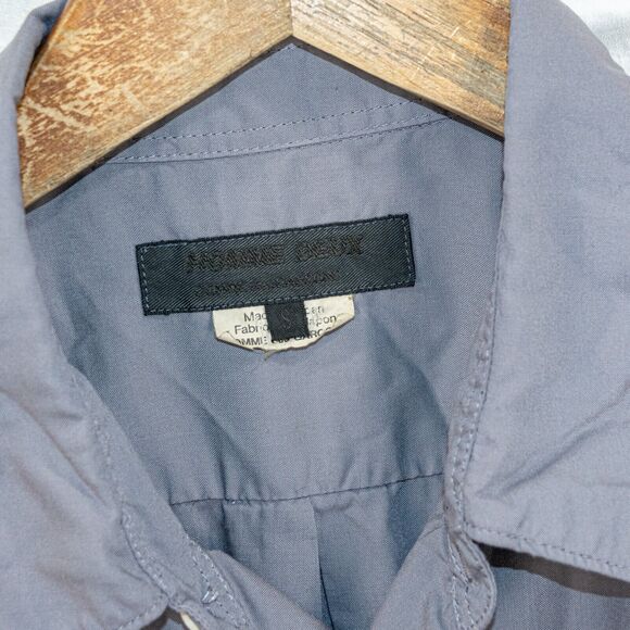 COMME des GARCONS Homme Deux Short Sleeve Button up Shirt gray made in japan S - Picture 2 of 6